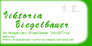 viktoria biegelbauer business card